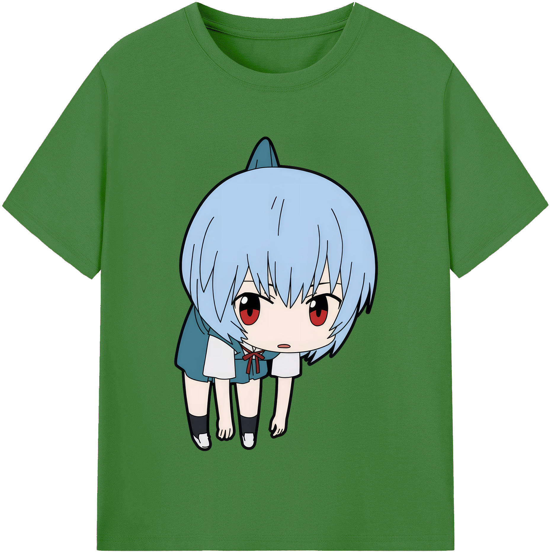 （画像用） EVA 新世紀エヴァンゲリオン レディースカジュアルプリントTシャツ（綿100％）